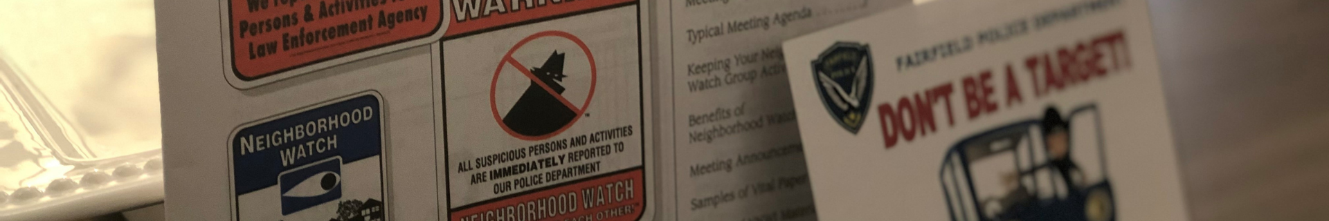 crime prevention booklets