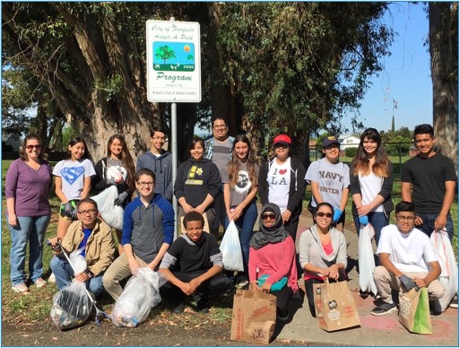 Volunteers at Tabor Park