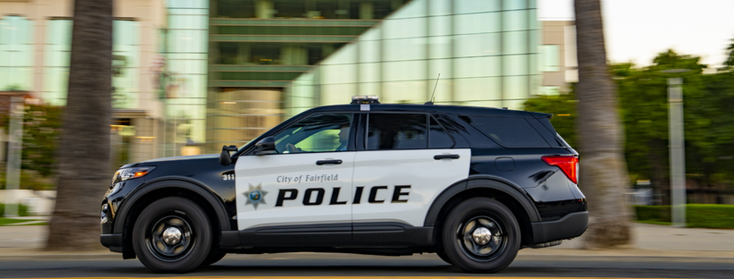 Portrait of a patrol car