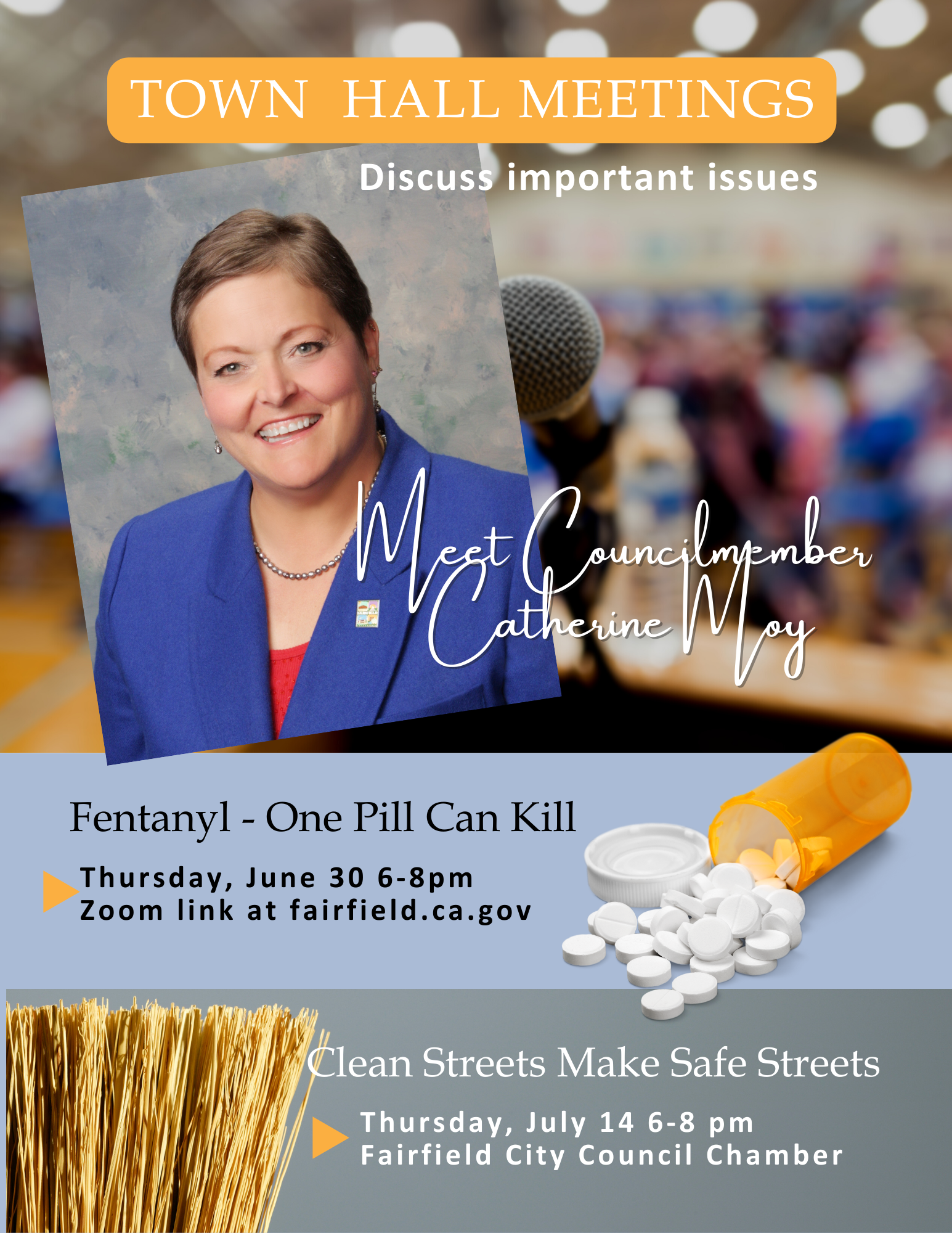 Cat Moy Town Hall Flyer