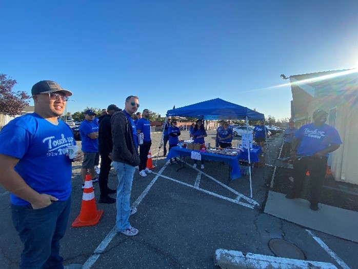 Touch Up the Town cleanup event