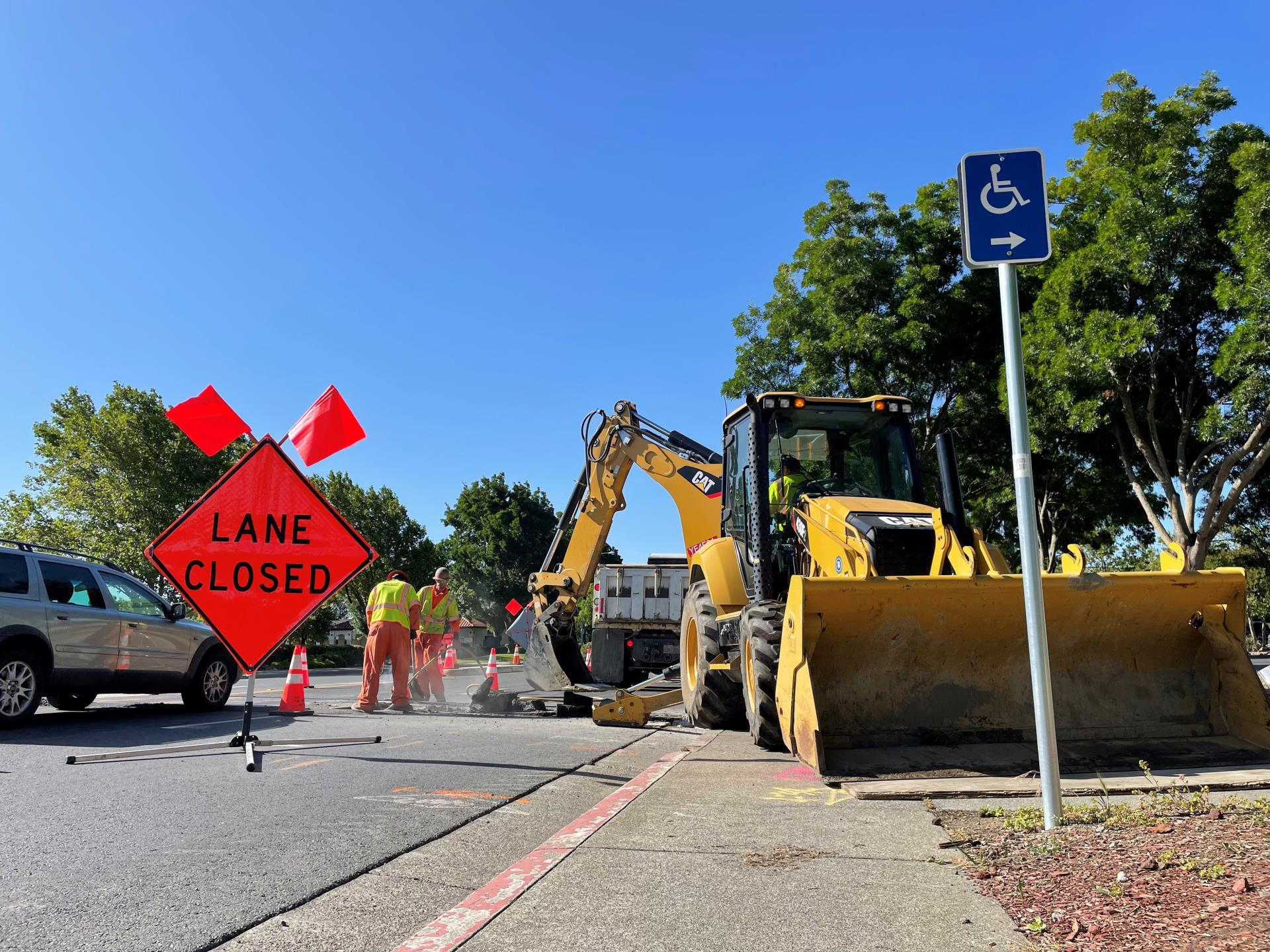 Street repairs