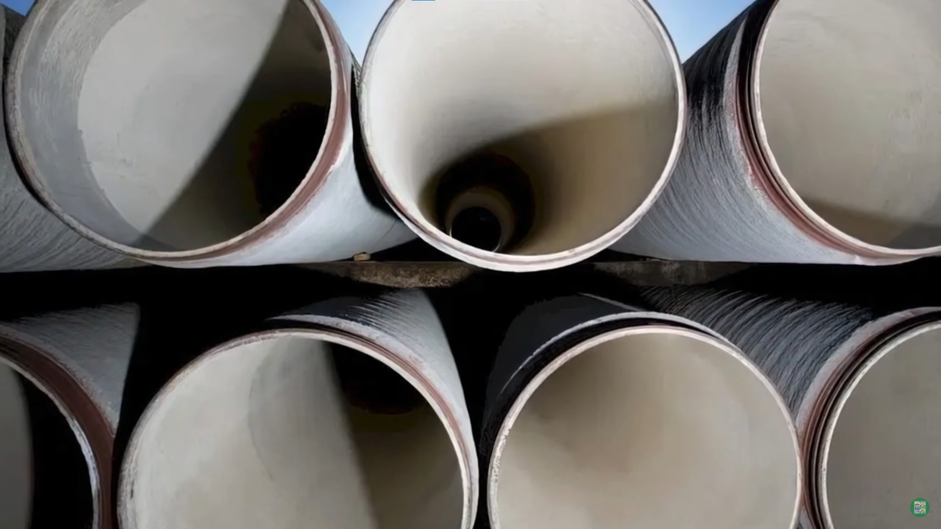 Image of stacked pipe sections