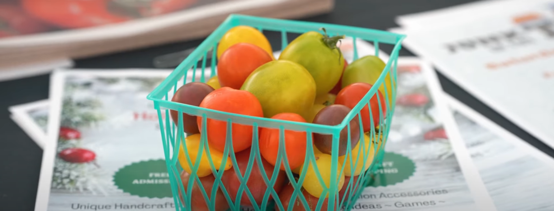 Basket of Cherry Tomatoes